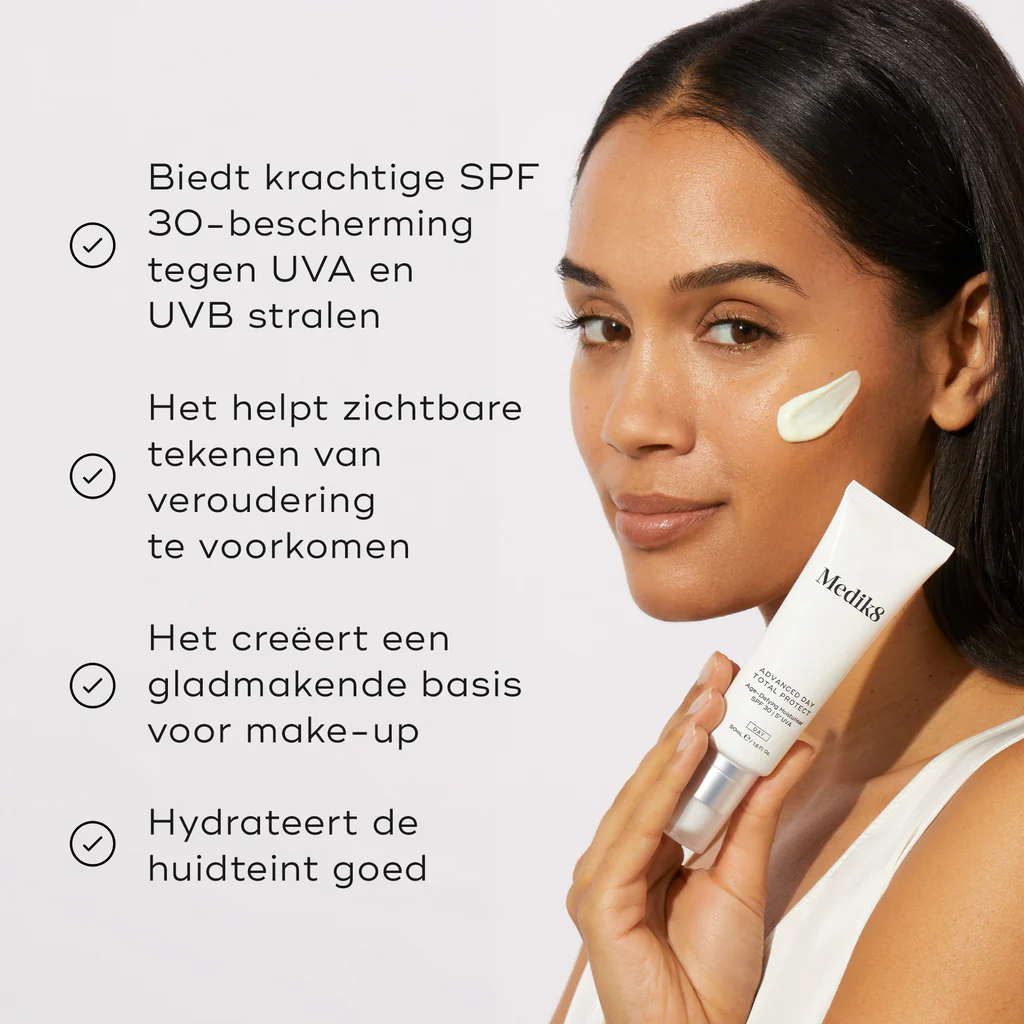 Medik8- ADVANCED DAY TOTAL PROTECT Anti-aging moisturizer SPF 30 - Afbeelding 2