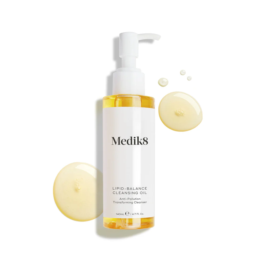 Medik8 - LIPID-BALANCE CLEANSING OIL Make-upverwijderende reinigingsolie die verandert in melk met moringa en omega-6