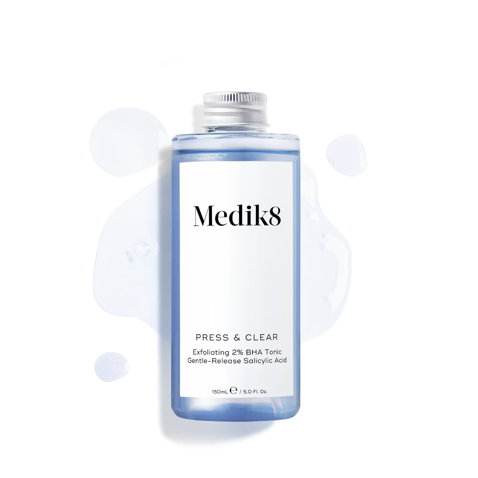 Medik8- PRESS & CLEAR REFFIL Poriënverfijnende tonic met 2% BHA en ingekapseld salicylzuur